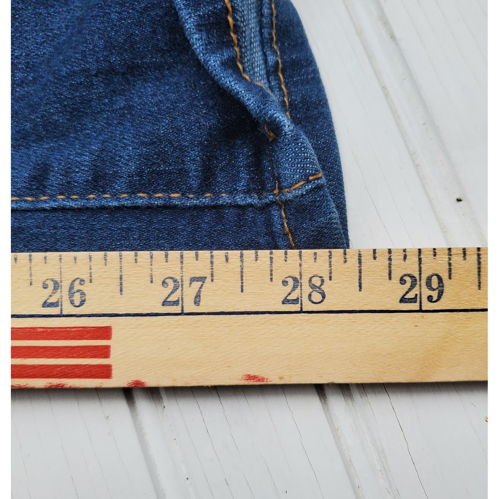 Signature Levi Strauss Womens 16 Short Mid Rise Bootcut Jeans Dark Wash Western - Picture 5 of 10